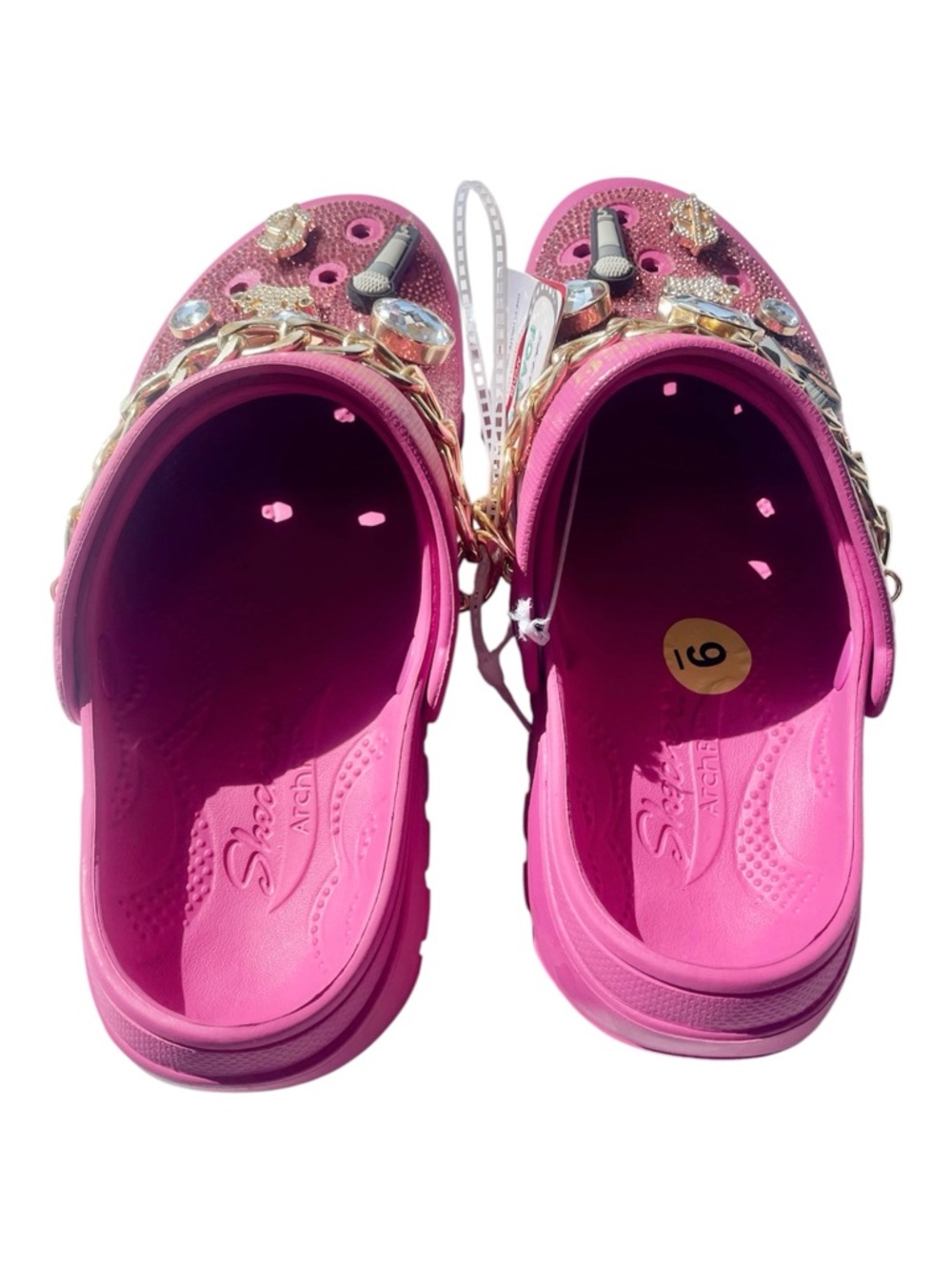 SALE NWT Skechers x Snoop Dogg Arch Fit Footsteps-Rollin N Gold Pink SZ-9 - Picture 6 of 7